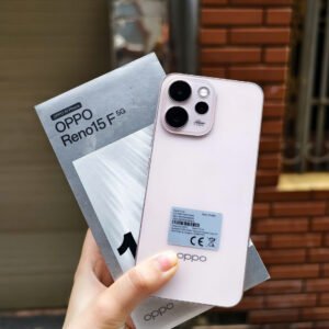 Oppo Reno 15 F 5G bản chính hãng 12-256gb Hồng Fullbox bảo hành T5-2027 99%