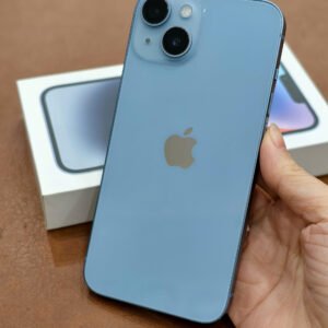 Xanh, Iphone 14 256gb bản quốc tế màu Xanh Fullbox 98,5%
