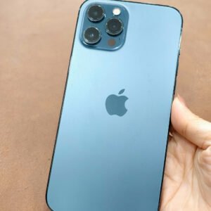 Xanh, Iphone 12 Pro Max 256gb bản quốc tế Xanh đẹp 98%