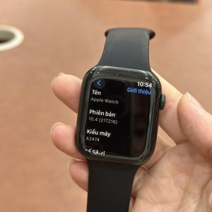 Seri 7, Đồng Hồ Apple Watch Series 7 45mm bản Nhôm GPS màu Xanh đẹp 98%