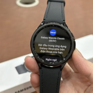 Samsung Galaxy Watch 6 Claasic 47mm Fullbox Đen Bh Đến T12025 đẹp keng.