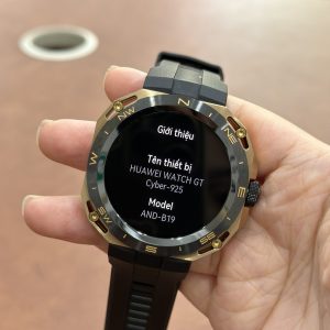 Huawei Watch GT Cyber viền thép + sạc đẹp 99%