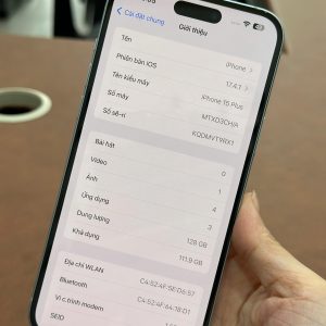 Iphone 15 plus Xanh Vc-a bản quốc tế 128gb Bảo hành đến T12-2024