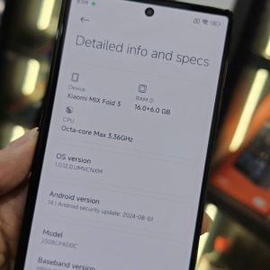 Xiaomi Mix Fold 3 5G (16-512Gb) đẹp 98% black