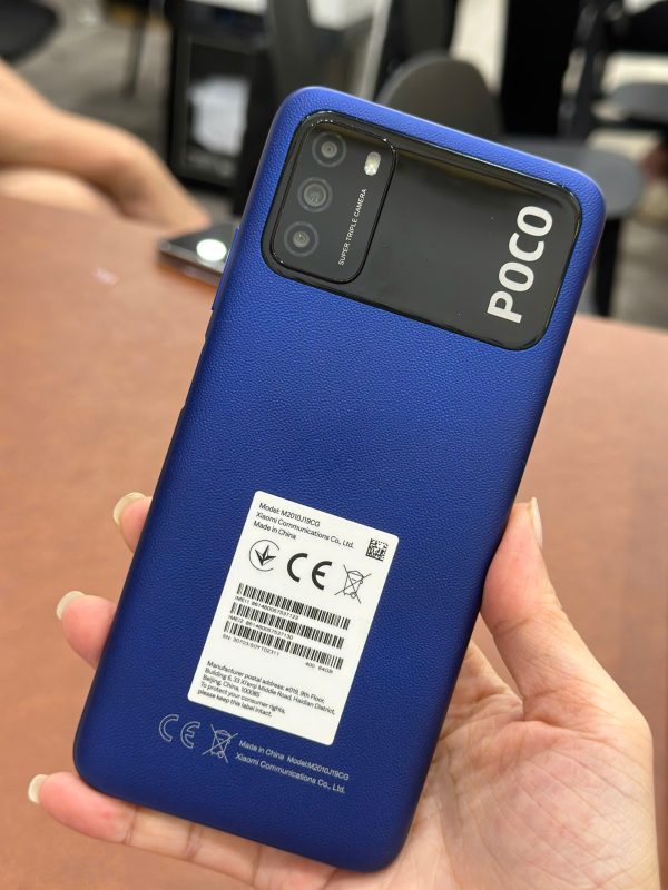 Poco M3 bản chíh hãng 4-64gb màu Xanh đẹp 99%