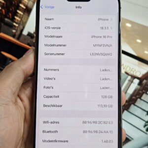 IPhone 16 pro 128GB sa mạc đẹp 99% VN-A, BH T11-25, Pin 100%