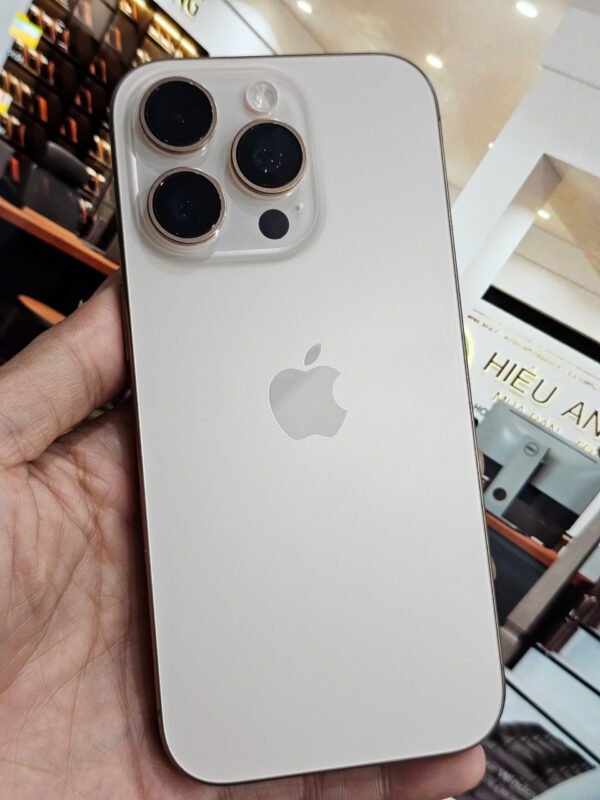IPhone 16 pro 128GB sa mạc đẹp 99% VN-A, BH T11-25, Pin 100%