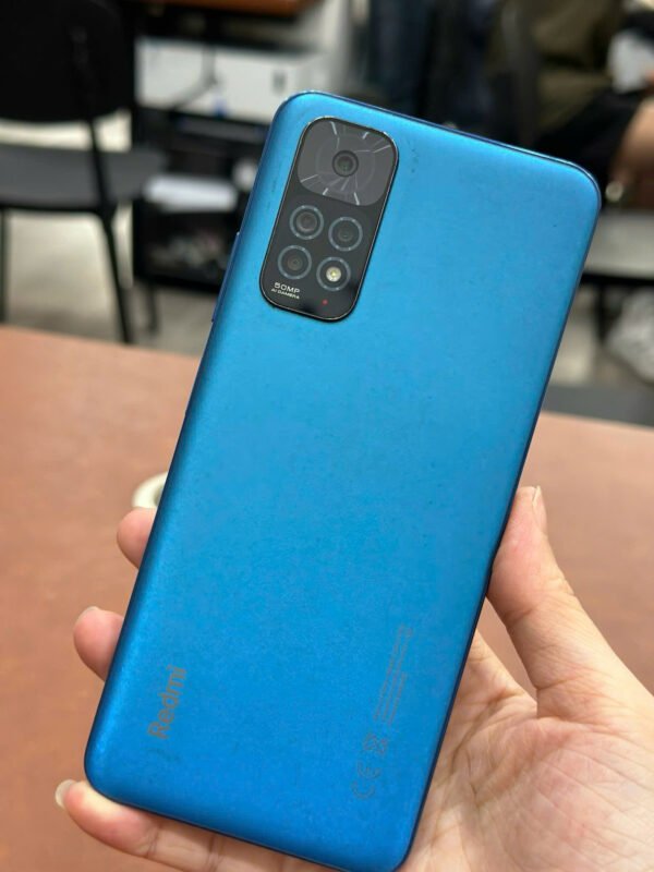 Note 11 chính hãng, Xiaomi redmi note 11 bản 4-64gb màu Xanh đẹp 98%