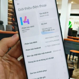 13 Lite, Xiaomi 13 Lite 8-256gb Quốc Tế Xanh đẹp 99%