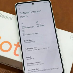 Note 14 5G, Xiaomi redmi note 14 5G xách tay 8-256gb Fullbox 99%
