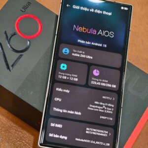 Nubia Z60 Ultra bản 12-256gb màu Bạc Fullbox đẹp 99%