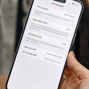 15prm, Iphone 15 Pro Max 512gb LLa màu trắng 98,5%