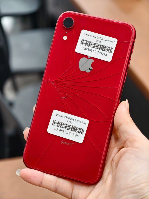 Iphone Xr bản Vna 64gb màu Đỏ vỡ lưng