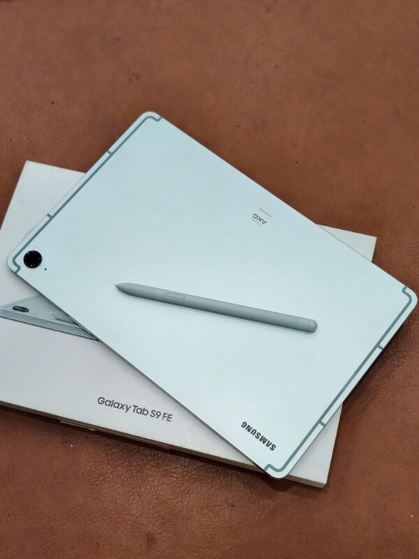 Tab S9 Fe, Samsung Galaxy Tab S9 Fe 6-128gb màu Xanh Fullbox đẹp 99%