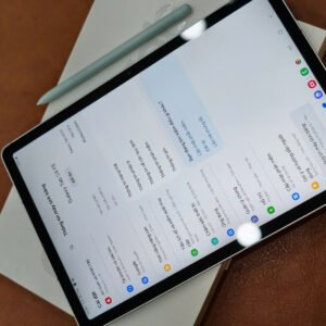 Tab S9 Fe, Samsung Galaxy Tab S9 Fe 6-128gb màu Xanh Fullbox đẹp 99%